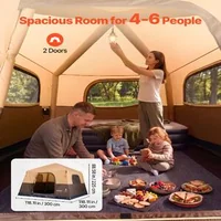 Cort-cabină-gonflabil-3x3x2-25-m-pentru-6-persoane-cu-pompă-reîncărcabilă-tuburi-de-aer-TPU-și-4-ferestre