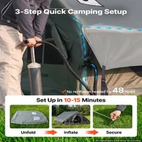 Cort-gonflabil-de-camping-4x3x2-m-pentru-5-8-persoane-Oxford-420D-cu-trapă-orificiu-pentru-sobă-și-pompă-manuală