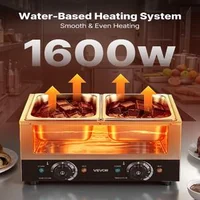Mașină-de-topit-ciocolată-cu-2-cuve-capacitate-8-2-kg-1600-W-două-regulatoare-independente-de-temperatură-baie-de-apă-oțel-inoxidabil-30-85-C