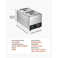 Mașină-de-topit-ciocolată-cu-2-cuve-4-kg-800-W-baie-de-apă-oțel-inoxidabil-interval-de-temperatură-30-85-C