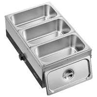 Mașină-de-topit-ciocolată-cu-3-cuve-12-2-kg-1200-W-baie-de-apă-oțel-inoxidabil-interval-de-temperatură-30-85-C