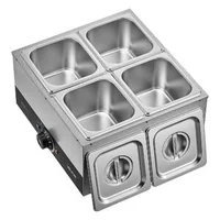 Mașină-pentru-topit-ciocolată-cu-4-cuve-8-2-kg-1200-W-baie-de-apă-oțel-inoxidabil-interval-de-temperatură-30-85-C