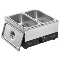 Mașină-de-topit-ciocolată-cu-2-cuve-8-2-kg-1200-W-baie-de-apă-oțel-inoxidabil-interval-de-temperatură-30-85-C