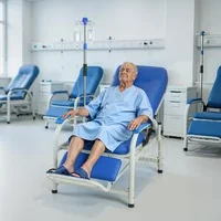 Scaun-medical-pentru-perfuzii-și-recoltarea-sângelui-180-kg-spătar-reglabil-la-90-160-stativ-pentru-perfuzii-suport-pentru-picioare-și-coș