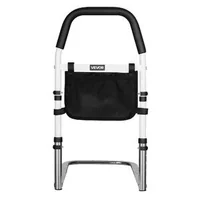 Bară-de-sprijin-auxiliară-pentru-pat-cu-mâner-din-PU-înălțime-reglabilă-53-3-63-5-cm-oțel-carbon-capacitate-de-încărcare-136-kg