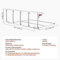 Barieră-pliabilă-pentru-pat-122-cm-cu-chingă-de-fixare-înălțime-reglabilă-cadru-metalic-pentru-pat-de-o-persoană-și-pat-dublu