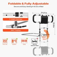 Bară-de-sprijin-pliabilă-pentru-pat-cu-lățime-reglabilă-53-3-69-cm-și-mânere-laterale-prindere-din-PU-oțel-136-kg