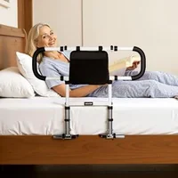 Bară-de-sprijin-pliabilă-pentru-pat-cu-lățime-reglabilă-53-3-69-cm-și-mânere-laterale-prindere-din-PU-oțel-136-kg
