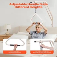 Trapez-pentru-pat-cu-cleme-și-lanț-metalic-oțel-Q195-capacitate-de-113-kg-dimensiuni-de-840-x-210-x-1550-mm