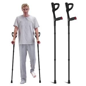 Cârje-pentru-antebraț-pliabile-10-trepte-de-înălțime-pentru-înălțime-140-180-cm-sarcină-de-159-kg-aluminiu-set-2-buc