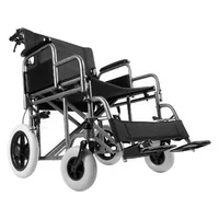 Scaun-cu-rotile-pliabil-din-oțel-carbon-șezut-61-cm-frână-auto-blocantă-cotiere-detașabile-până-la-136-kg