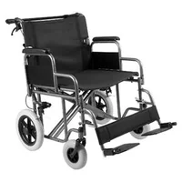 Scaun-cu-rotile-pliabil-din-oțel-carbon-șezut-61-cm-frână-auto-blocantă-cotiere-detașabile-până-la-136-kg