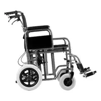 Scaun-cu-rotile-pliabil-din-oțel-carbon-șezut-61-cm-frână-auto-blocantă-cotiere-detașabile-până-la-136-kg