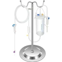 Set-de-puncție-venoasă-cu-braț-de-antrenament-ton-închis-al-pielii-stativ-metalic-40-5-68-5-cm-braț-55-cm-cu-geantă-și-accesorii-complete