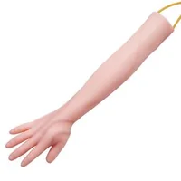 Set-de-puncție-venoasă-cu-braț-de-antrenament-560-x-130-x-70-mm-PVC-și-oțel-201-ace-tip-fluture-și-lancete-Ø0-9-mm-geantă