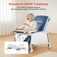 Fotoliu-geriatric-cu-3-poziții-de-înclinare-ridicarea-picioarelor-masă-mobilă-și-4-roți-capacitate-de-încărcare-113-kg-107-x-66-x-120-cm