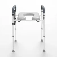 Scaun-de-toaletă-înălțător-cu-7-poziții-înălțime-reglabilă-49-64-cm-capacitate-de-încărcare-159-kg-cadru-din-aluminiu-cu-pernă-moale