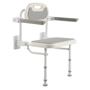 Scaun-pliabil-de-duș-pentru-montare-pe-perete-457-mm-cu-spătar-cotiere-și-picioare-reglabile-capacitate-de-150-kg