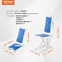 Dispozitiv-electric-de-ridicare-pentru-cadă-și-podea-înălțime-reglabilă-a-șezutului-de-77-507-mm-înclinare-de-45-capacitate-de-141-kg