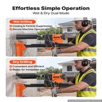 Mașină-diamantată-pentru-găurire-cu-carote-20-202-mm-2500-W-max-3500-W-850-rpm-8-carotieri-cu-burghie-diamantate-stativ-pe-roți