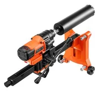 Mașină-diamantată-pentru-găurire-cu-carote-20-202-mm-2500-W-max-3500-W-850-rpm-8-carotieri-cu-burghie-diamantate-stativ-pe-roți