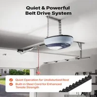 Acționare-pentru-ușă-de-garaj-600-N-acționare-cu-curea-motor-DC-șină-în-4-segmente-două-telecomenzi-iluminare-LED