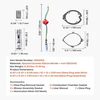Set-de-reparație-pentru-bujie-de-încălzire-8V-cu-2-garnituri-și-cu-plasă-pulverizatoare-pentru-încălzitor-diesel-de-2kW-5kW-8kW