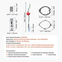 Set-de-reparație-pentru-bujie-incandescență-8V-cu-1-garnitură-și-plasă-de-pulverizare-pentru-încălzitor-diesel-de-2kW-5kW-8kW