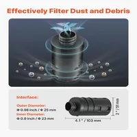 Set-conducte-de-aer-pentru-încălzitor-diesel-de-25-mm-furtun-telescopic-până-la-500-mm-cu-filtru-și-2-coliere-pentru-2kW-5kW-8kW