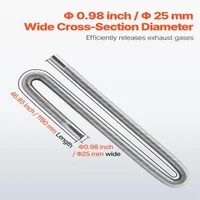 Tub-flexibil-de-evacuare-1200-mm-pentru-încălzitor-diesel-oțel-inoxidabil-Φ25-mm-2-coliere-pentru-2KW-5KW-8KW