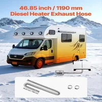 Tub-flexibil-de-evacuare-1200-mm-pentru-încălzitor-diesel-oțel-inoxidabil-Φ25-mm-2-coliere-pentru-2KW-5KW-8KW