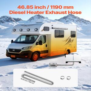 Tub-flexibil-de-evacuare-1200-mm-pentru-încălzitor-diesel-oțel-inoxidabil-Φ25-mm-2-coliere-pentru-2KW-5KW-8KW
