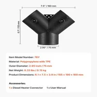 Conector-în-formă-de-Y-de-75-mm-pentru-încălzitor-diesel-cu-3-căi-cu-2-clapete-rotative-la-90-pentru-2KW-5KW-8KW