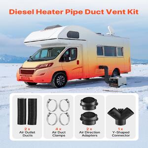 Set-conducte-de-aer-și-duze-de-75-mm-pentru-încălzitor-diesel-conector-în-Y-2-furtunuri-2-adaptoare-4-coliere-2KW-5KW-8KW