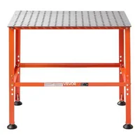 Masă-de-sudură-910-x-610-mm-capacitate-portantă-363-kg-oțel-Q235-orificii-pentru-cleme-16-mm-patru-picioare