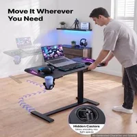 Măsuță-mobilă-pentru-pat-și-canapea-800-x-450-mm-înălțime-reglabilă-675-1075-mm-iluminare-RGB-roți-ascunse