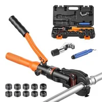 Presă-hidraulică-pentru-țevi-cu-10-bacuri-M12-M28-și-V12-V28-cu-cap-rotativ-la-360-aliaj-de-aluminiu-cu-geantă