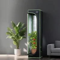 Cort-de-cultivare-pentru-plante-40-x-40-x-160-cm-Oxford-600D-căptușeală-din-milar-100-reflectorizantă-fereastră-și-tavă-de-podea