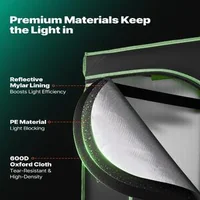Cort-de-cultivare-pentru-plante-60-x-60-x-180-cm-Oxford-600D-căptușeală-din-mailyar-reflectorizantă-100-fereastră-și-tavă-pentru-pardoseală