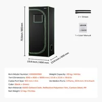 Cort-de-cultivare-pentru-plante-60-x-60-x-180-cm-Oxford-600D-căptușeală-din-mailyar-reflectorizantă-100-fereastră-și-tavă-pentru-pardoseală