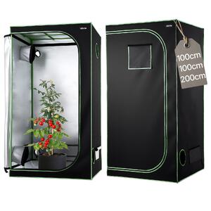 Cort-de-cultivare-pentru-plante-100-x-100-x-200-cm-Oxford-600D-căptușeală-din-folie-Mylar-cu-reflexie-100-fereastră-și-tavă-la-bază