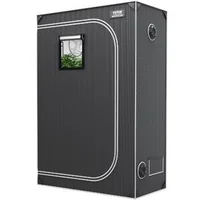 Cort-pentru-cultivare-hidroponică-122-x-61-x-183-cm-Oxford-2000D-căptușeală-din-folie-Milar-100-reflectorizantă-fereastră-tavă-și-husă