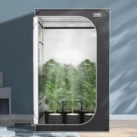Cort-de-cultivare-hidroponică-122-x-122-x-203-cm-Oxford-2000D-căptușeală-din-milar-100-reflectorizantă-fereastră-tavă-și-husă