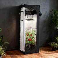 Set-pentru-cultivarea-plantelor-60x60x180-cm-cort-cu-lampă-LED-100-W-spectru-complet-și-ventilație-452-m³-h-milar-600D