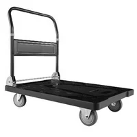 Cărucior-platformă-pliabilă-453-59-kg-platformă-895-x-595-mm-roți-pivotante-127-mm-înălțime-pliată-290-mm