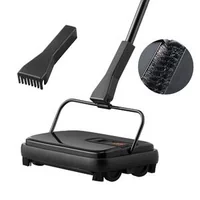 Mătură-manuală-pentru-covoare-și-suprafețe-dure-lățime-de-lucru-de-20-cm-rezervor-de-300-ml-cap-rotativ-180-fără-alimentare-cu-pieptene