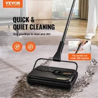 Mătură-manuală-pentru-covoare-și-suprafețe-dure-lățime-de-lucru-de-20-cm-rezervor-de-300-ml-cap-rotativ-180-fără-alimentare-cu-pieptene