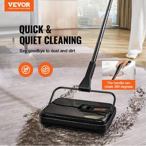 Mătură-manuală-pentru-covoare-și-suprafețe-dure-lățime-de-lucru-de-20-cm-rezervor-de-300-ml-cap-rotativ-180-fără-alimentare-cu-pieptene