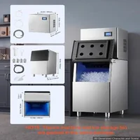 Sistem-profesional-de-producere-a-gheții-209-kg-24-h-tip-separat-cap-buncăr-buncăr-113-kg-156-forme-panou-tactil-autopcurățare