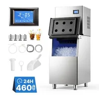 Sistem-profesional-de-producere-a-gheții-209-kg-24-h-tip-separat-cap-buncăr-buncăr-113-kg-156-forme-panou-tactil-autopcurățare